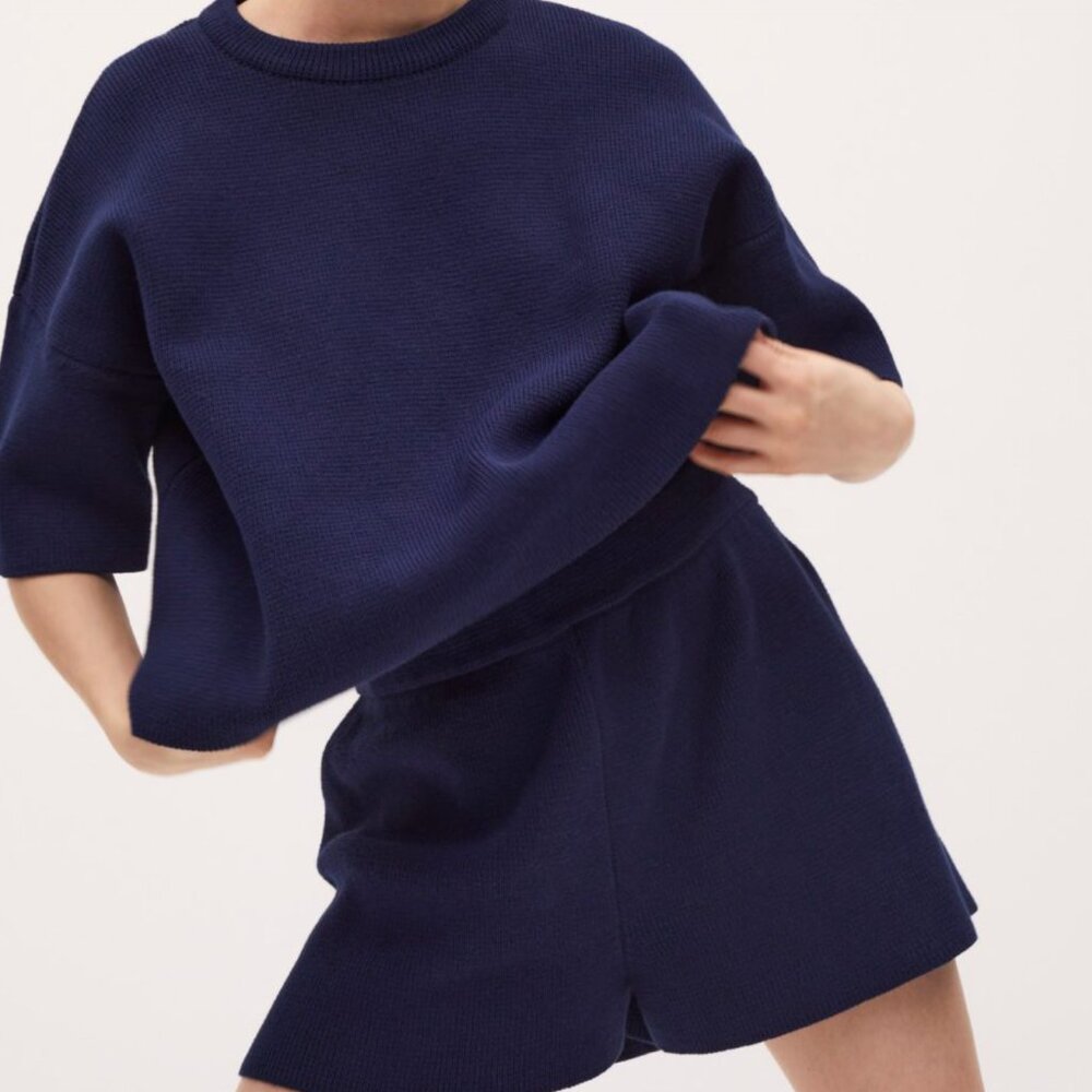 Babaa Shorts No35 in Navy